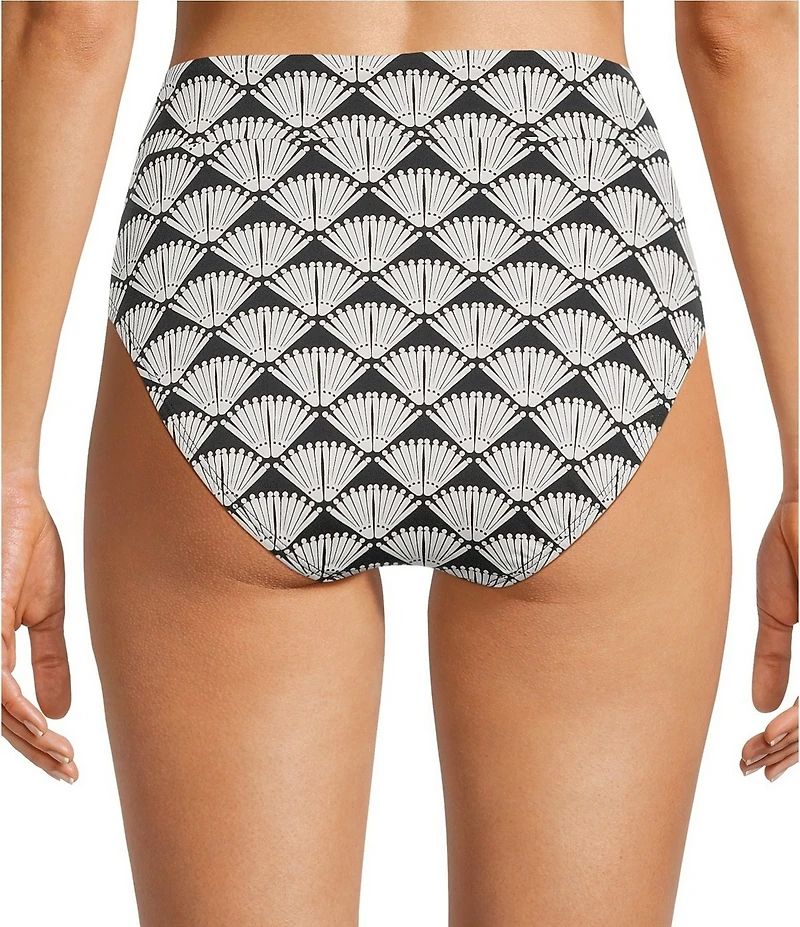 Gibson & Latimer Energy Circles High Waist Swim Bottoms