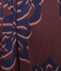Gibson & Latimer High-Rise Flare Coordinating Maxi Skirt