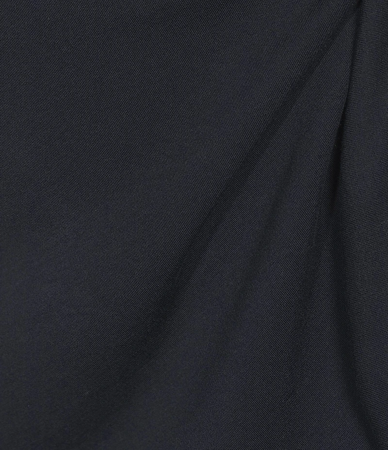 Gibson & Latimer Knit Round Neckline Short Sleeve Fit and Flare Midi Dress