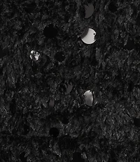 Gibson & Latimer Knit Sequin Crew Neck Elbow Sleeve Sweater