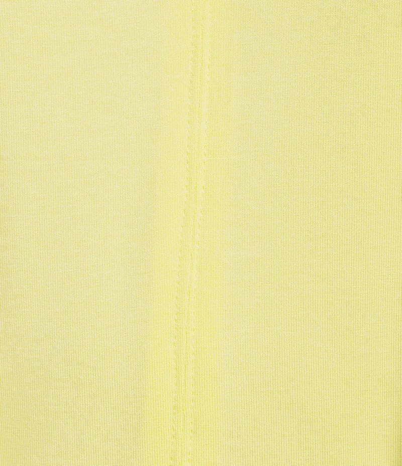 Gibson & Latimer Knit V-Neck Cap Sleeve Shirttail Tee Shirt