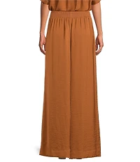 Gibson & Latimer Mid-Rise Full Wide Leg Coordinating Pants