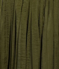 Gibson & Latimer Moonshadow Belted Pleated Midi Skirt