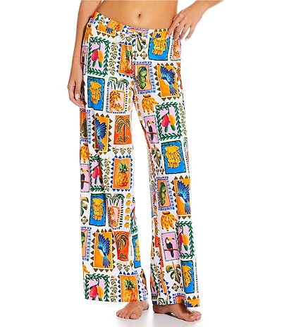 Gibson & Latimer Orchard Oasis Pant Swim Cover-Up