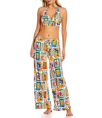 Gibson & Latimer Orchard Oasis Pant Swim Cover-Up