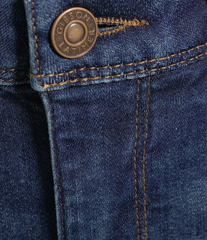 Gibson & Latimer Perfect Fit Flared Stretch Denim Jeans