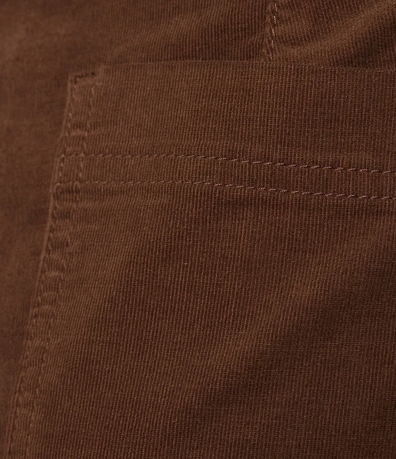 Gibson & Latimer Perfect Fit Corduroy High Rise Patch Pocket Straight Leg Pants