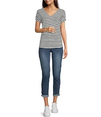 Gibson & Latimer Perfect Fit Crop Skinny Stretch Denim Jeans