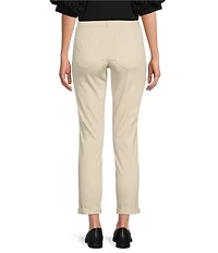 Gibson & Latimer Perfect Fit Twill Mid Rise Roll-Cuff Skinny Jeans