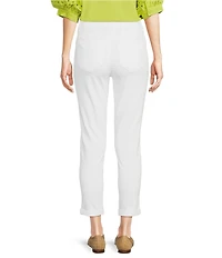 Gibson & Latimer Perfect Fit Twill Mid Rise Roll-Cuff Skinny Jeans