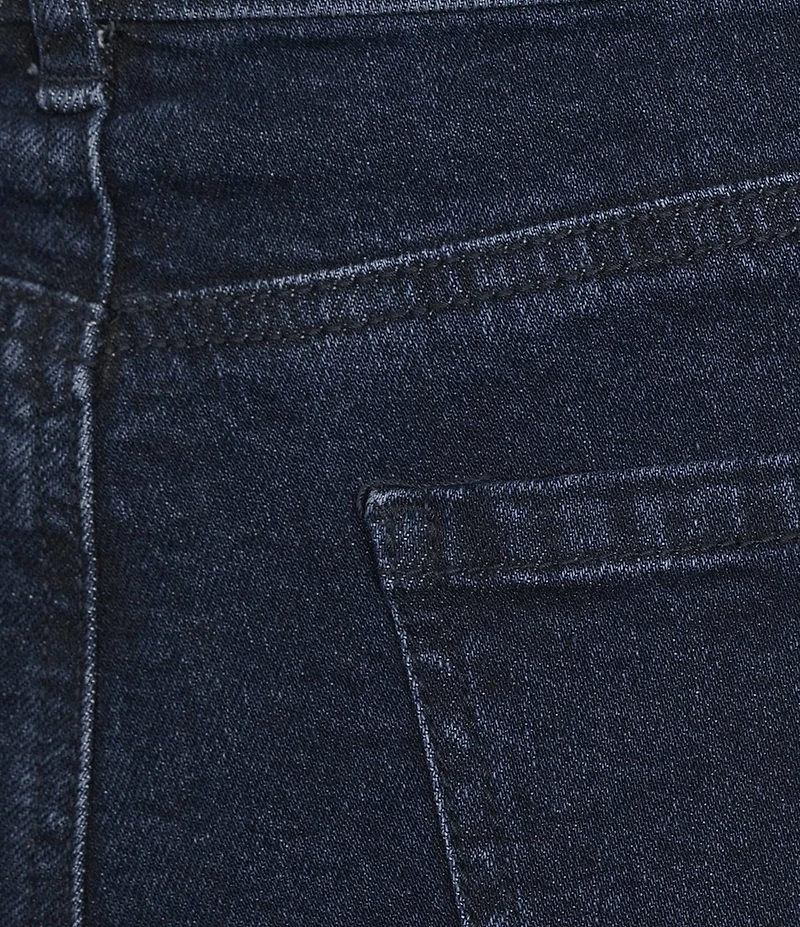 Gibson & Latimer Perfect Fit Denim Mid Rise Split Side Bow Detail Wide Leg Jeans