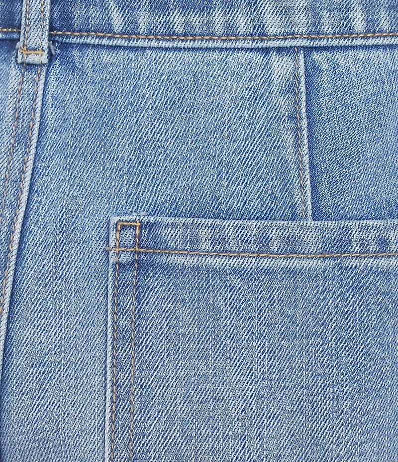 Gibson & Latimer Perfect Fit Denim Twill Patch Pocket Roll Cuff Shorts