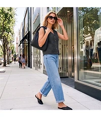 Gibson & Latimer Perfect Fit Mid Rise Relaxed Fit Roll Cuff Jeans