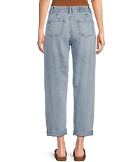 Gibson & Latimer Perfect Fit Mid Rise Relaxed Fit Roll Cuff Jeans
