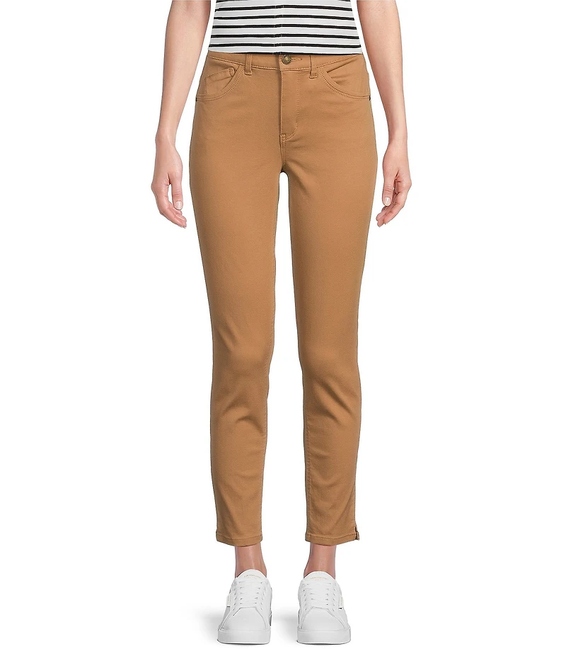 Gibson & Latimer Perfect Fit Ankle Side Slit Skinny Twill Jeans