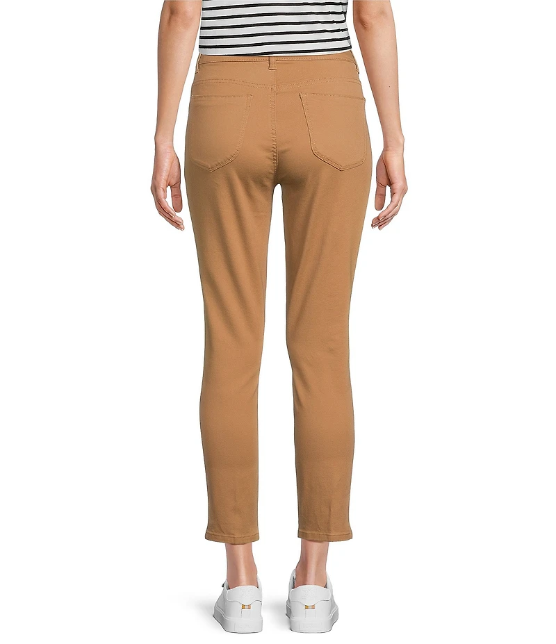 Gibson & Latimer Perfect Fit Ankle Side Slit Skinny Twill Jeans