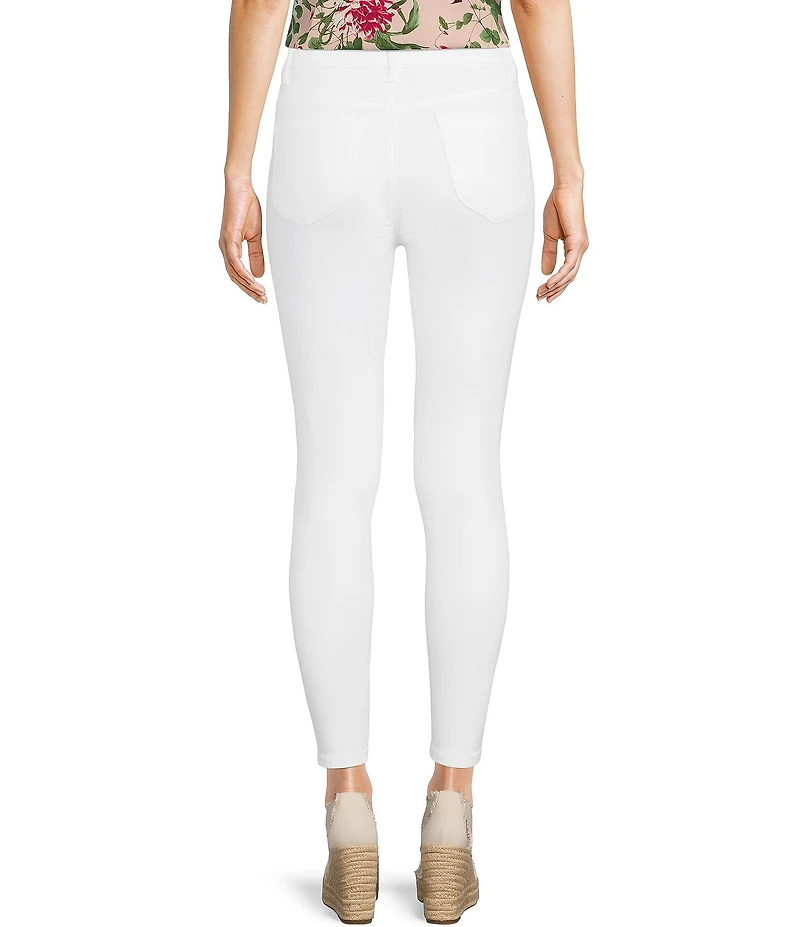 Gibson & Latimer Perfect Fit Ankle Side Slit Skinny Twill Jeans