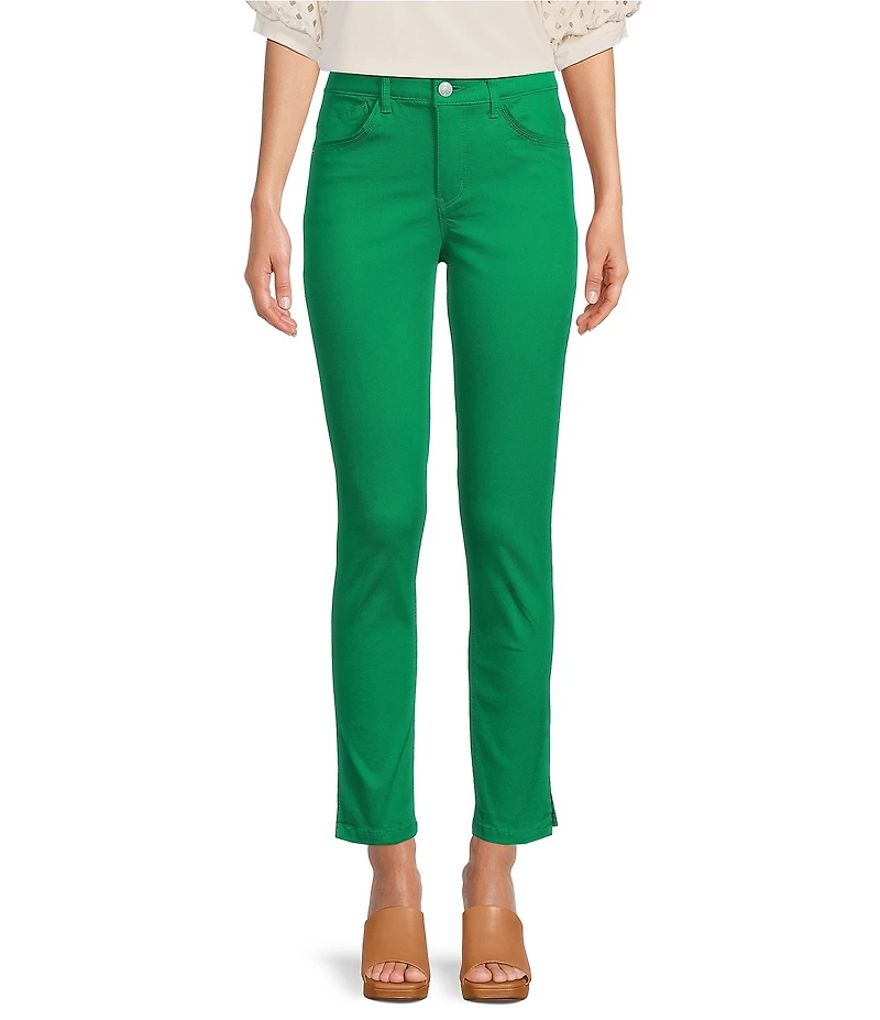 Gibson & Latimer Perfect Fit Ankle Side Slit Skinny Twill Jeans