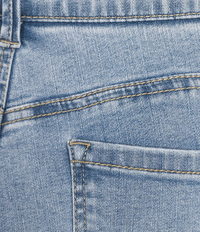 Gibson & Latimer Perfect Fit Stretch Denim Mid Rise Skinny Rolled Cuff Jeans