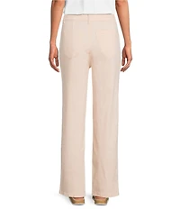 Gibson & Latimer Perfect Fit Twill Mid Rise Wide Leg Jeans