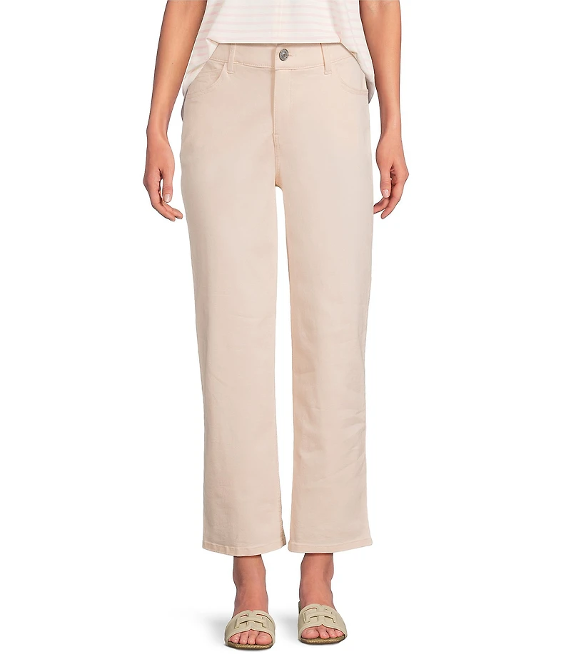 Gibson & Latimer Perfect Fit Stretch Twill Mid Rise Wide Leg Jeans