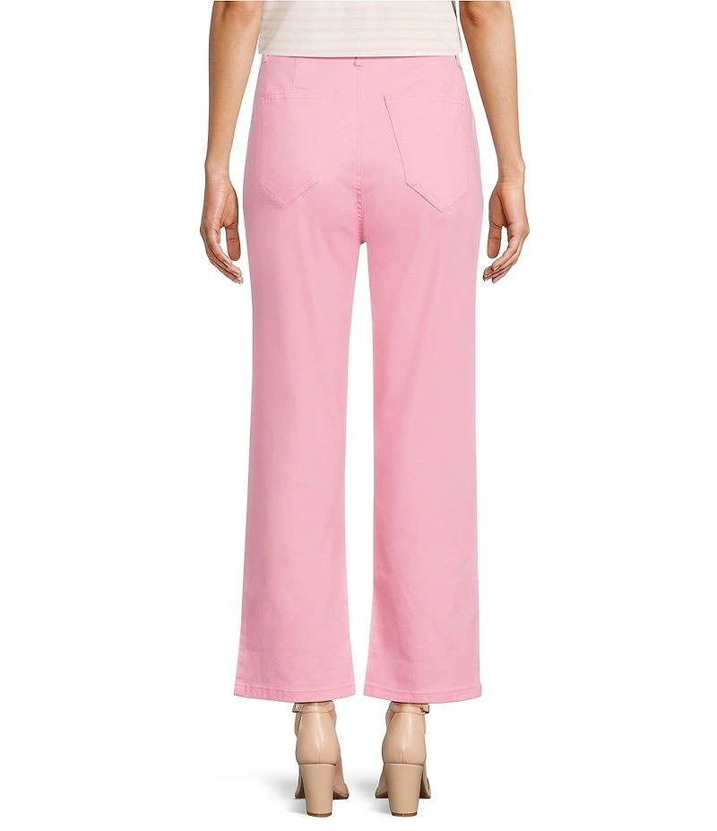 Gibson & Latimer Perfect Fit Stretch Twill Mid Rise Wide Leg Jeans