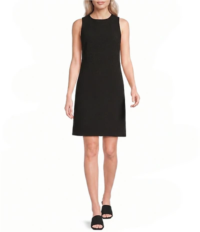 Gibson & Latimer Perfect Fit Woven Boat Neck Sleeveless Sheath Dress