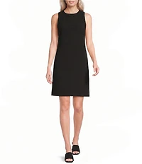 Gibson & Latimer Perfect Fit Woven Boat Neck Sleeveless Sheath Dress