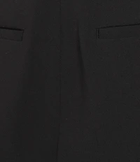 Gibson & Latimer Perfect Fit Woven High Rise Pleated Front Coordinating Suiting Tapered Ankle Trouser Pants