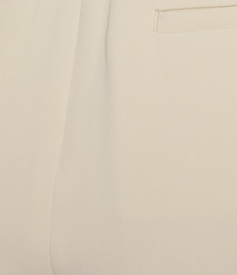 Gibson & Latimer Perfect Fit Woven High Rise Pleated Front Coordinating Suiting Wide Leg Trousers