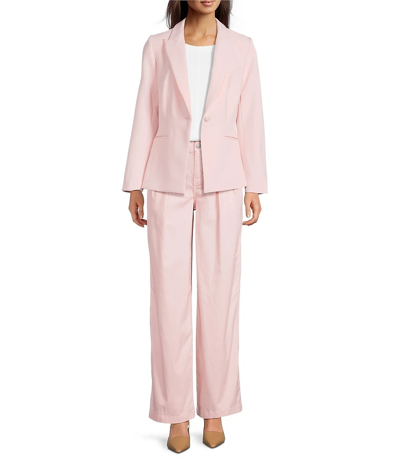 Gibson & Latimer Perfect Fit Woven Notch Lapel Long Sleeve Coordinating Suiting Blazer