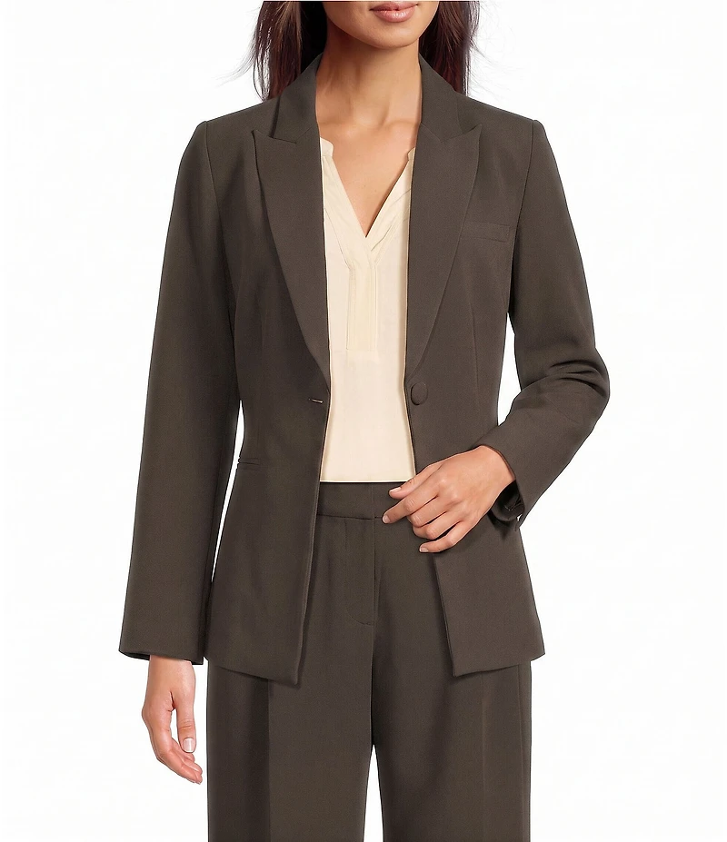 Gibson & Latimer Perfect Fit Woven Notch Lapel Long Sleeve Coordinating Suiting Blazer
