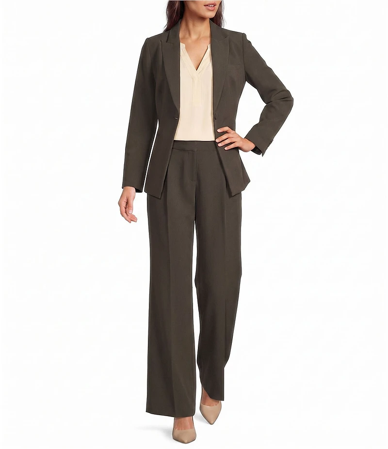 Gibson & Latimer Perfect Fit Woven Notch Lapel Long Sleeve Coordinating Suiting Blazer