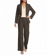 Gibson & Latimer Perfect Fit Woven Notch Lapel Long Sleeve Coordinating Suiting Blazer