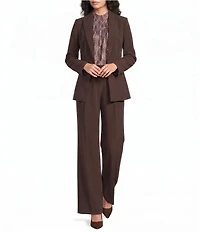 Gibson & Latimer Perfect Fit Woven Notch Lapel Long Sleeve Coordinating Suiting Blazer