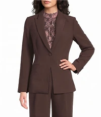 Gibson & Latimer Perfect Fit Woven Notch Lapel Long Sleeve Coordinating Suiting Blazer