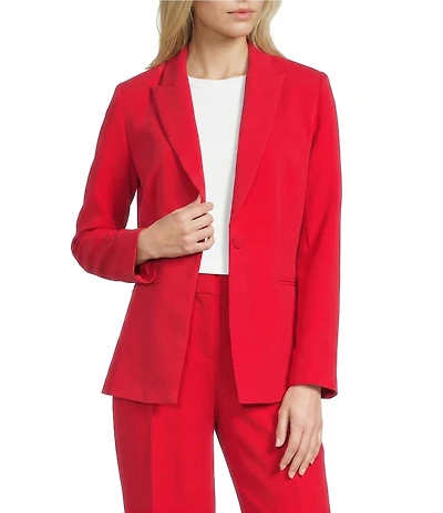 Gibson & Latimer Perfect Fit Woven Notch Lapel Long Sleeve Coordinating Suiting Blazer