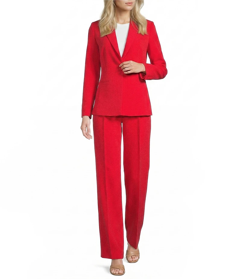 Gibson & Latimer Perfect Fit Woven Notch Lapel Long Sleeve Coordinating Suiting Blazer