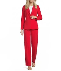 Gibson & Latimer Perfect Fit Woven Notch Lapel Long Sleeve Coordinating Suiting Blazer