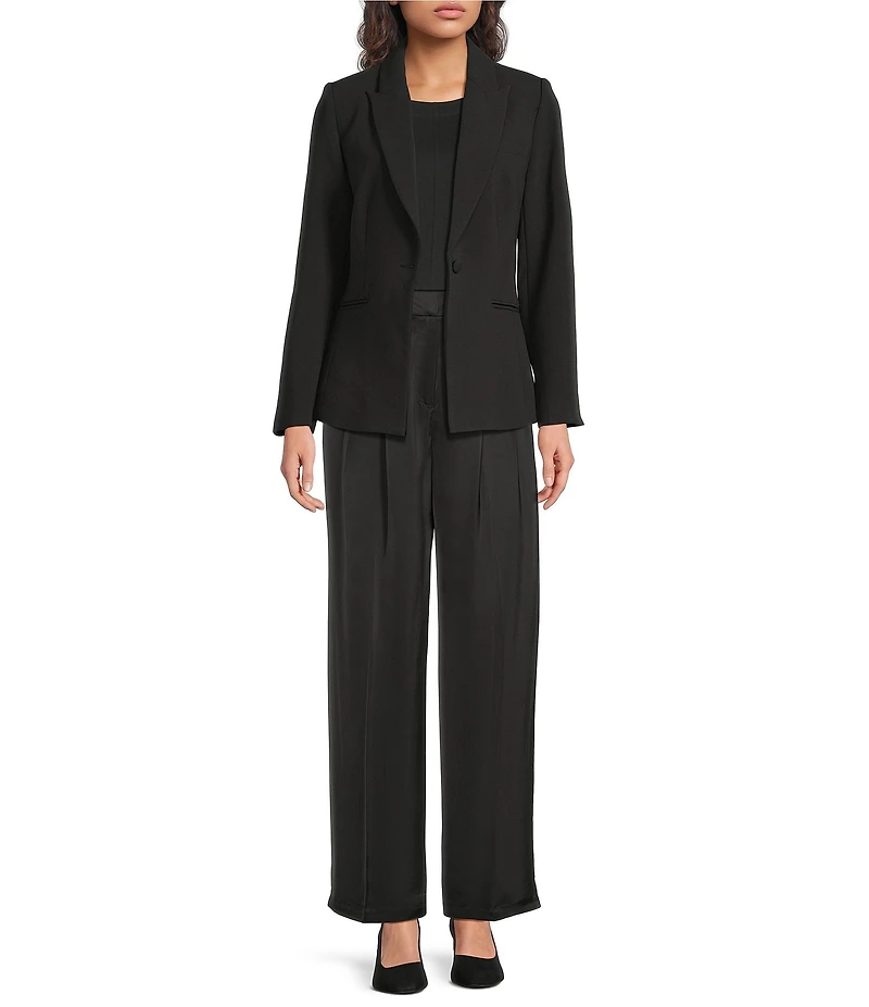 Gibson & Latimer Perfect Fit Woven Notch Lapel Long Sleeve Coordinating Suiting Blazer