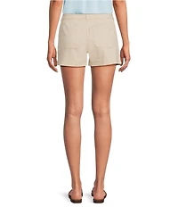 Gibson & Latimer Perfect Fit Woven Twill Patch Pocket Roll Cuff Shorts