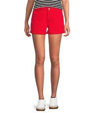 Gibson & Latimer Perfect Fit Woven Twill Patch Pocket Roll Cuff Shorts