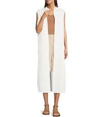 Gibson & Latimer Ribbed Knit Scoop Neck Sleeveless Tank Top