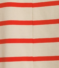 Gibson & Latimer Stripe Knit Crew Neck Sleeveless Muscle Tee Shirt
