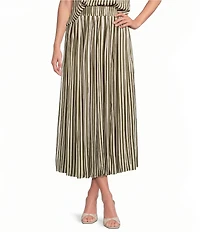 Gibson & Latimer Striped Coordinating Maxi Skirt