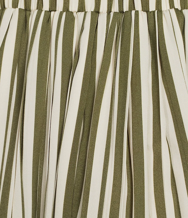Gibson & Latimer Striped Coordinating Maxi Skirt