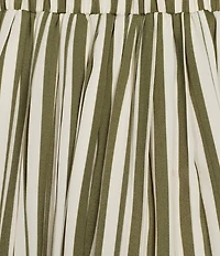Gibson & Latimer Striped Coordinating Maxi Skirt