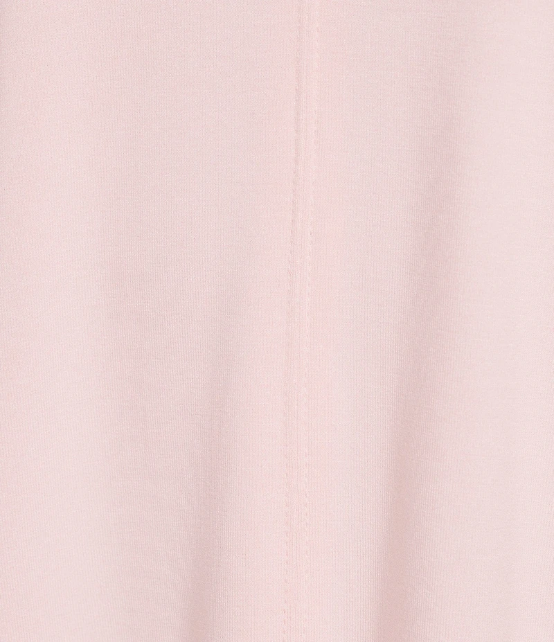 Gibson & Latimer Knit V-Neck Dropped Short Sleeve Shell Shirttail Tee Shirt