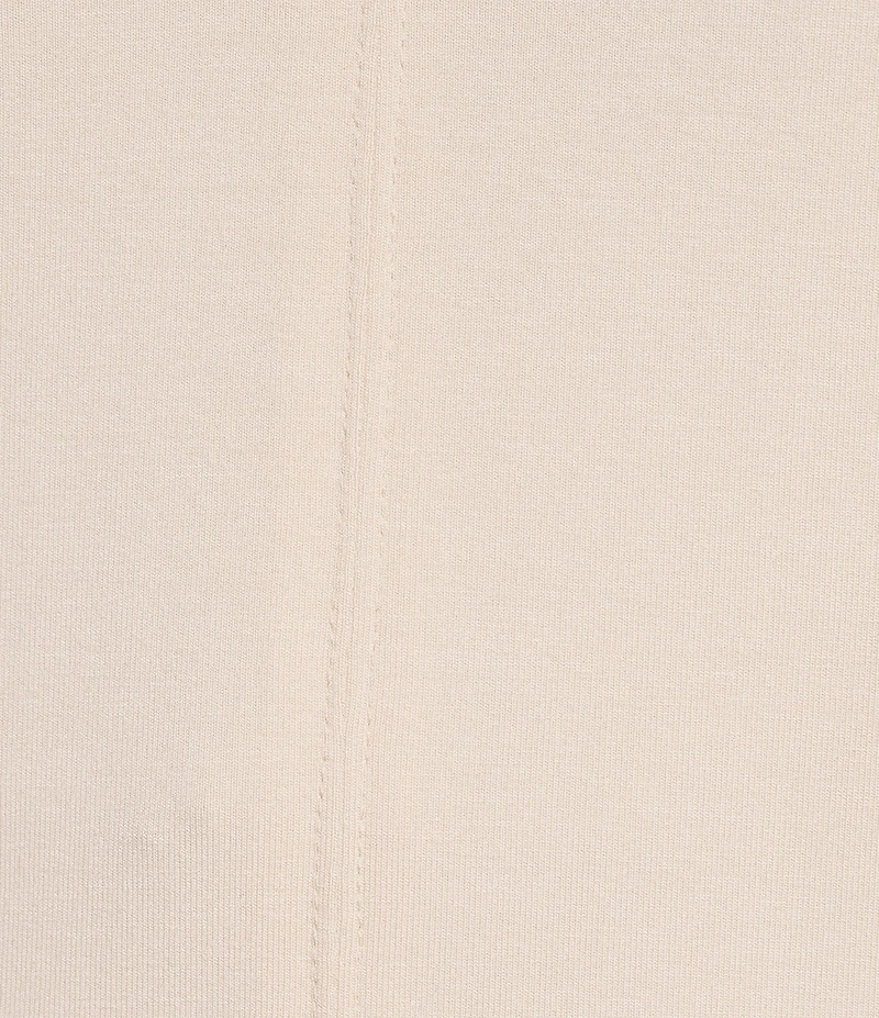 Gibson & Latimer Knit V-Neck Dropped Short Sleeve Shell Shirttail Tee Shirt