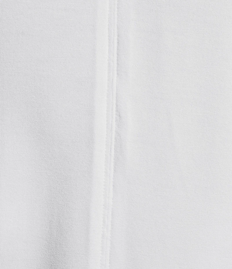 Gibson & Latimer Knit V-Neck Dropped Short Sleeve Shell Shirttail Tee Shirt